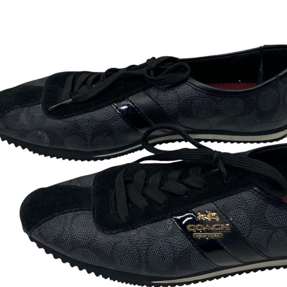 Coach Black and Gray Women's Sneakers - Picture 4 of 10